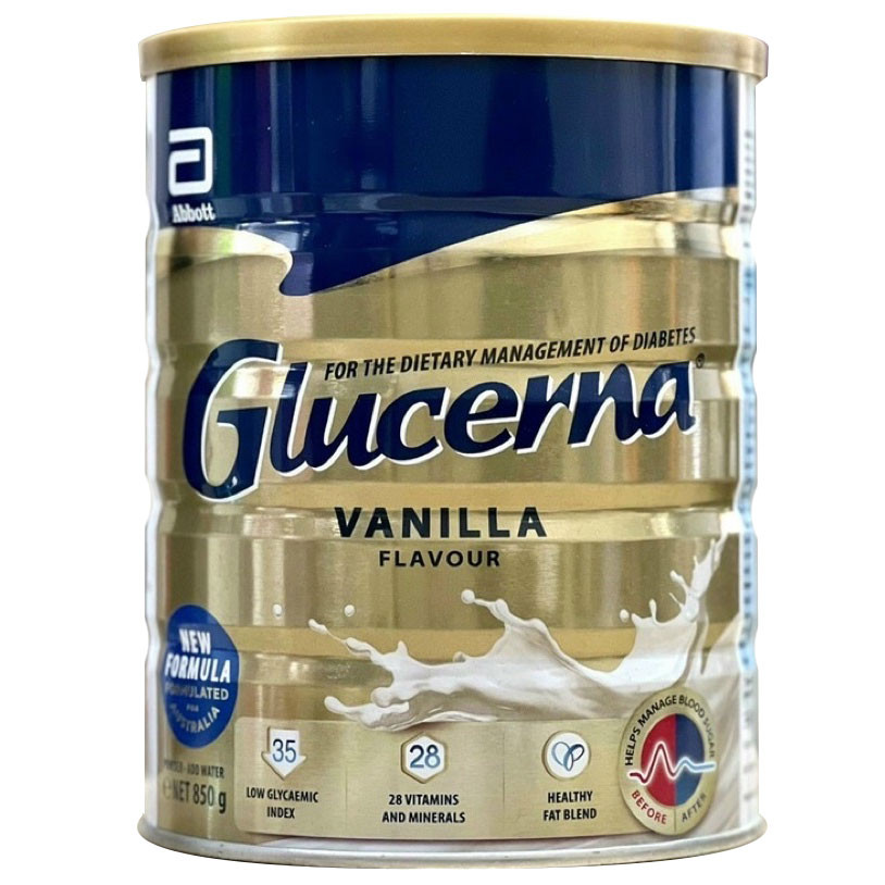[Date 6.2024] Sữa Bột Glucerna Úc dành cho người tiểu đường lon 850g