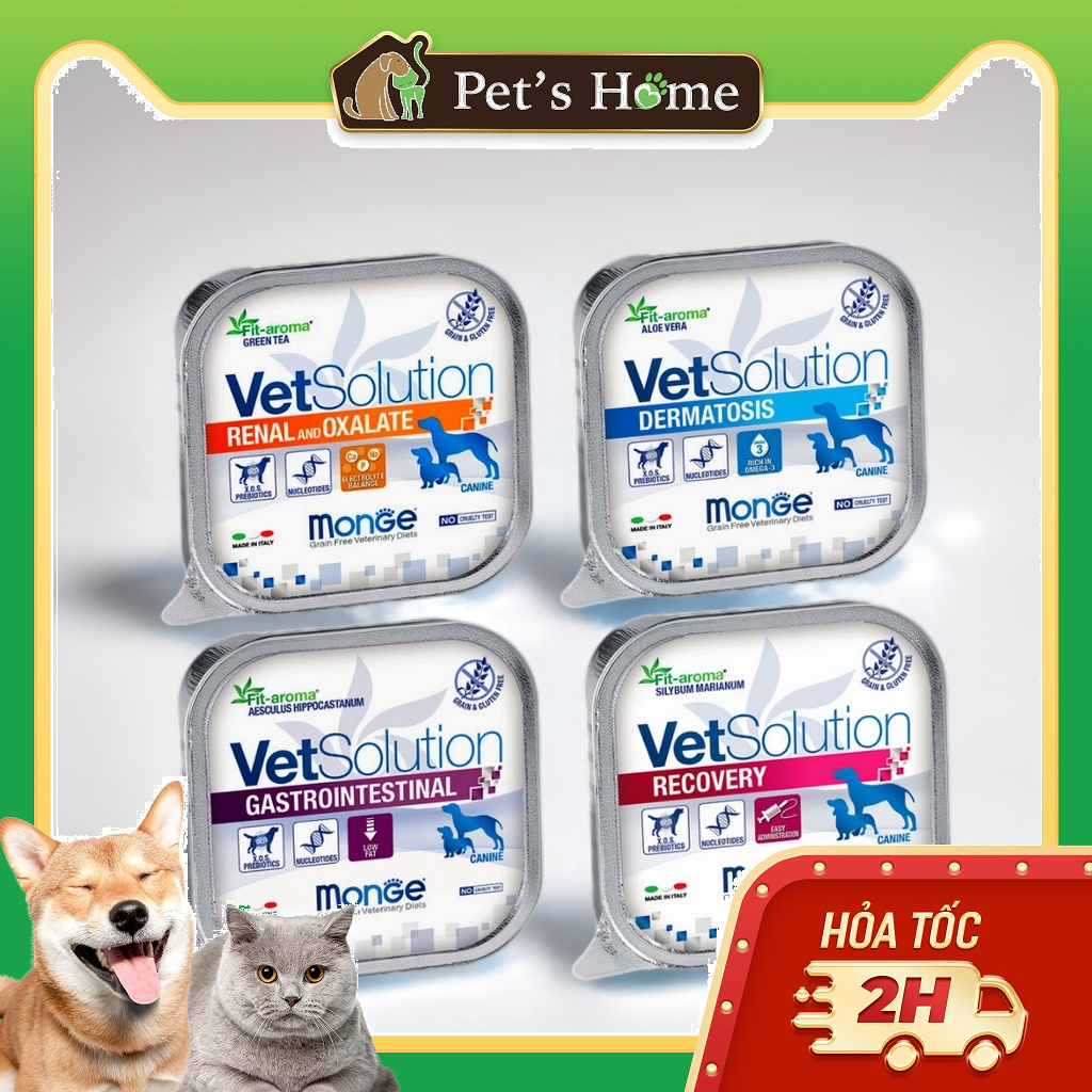 Pate Monge Vet Solution cho chó hộp 150gr
