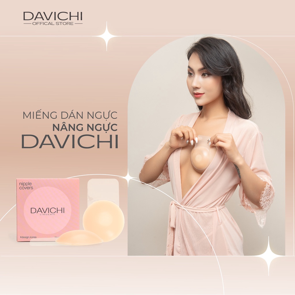 Miếng dán ngực, Miếng dán ngực nâng ngực DAVICHI Silicone lifting nipple covers