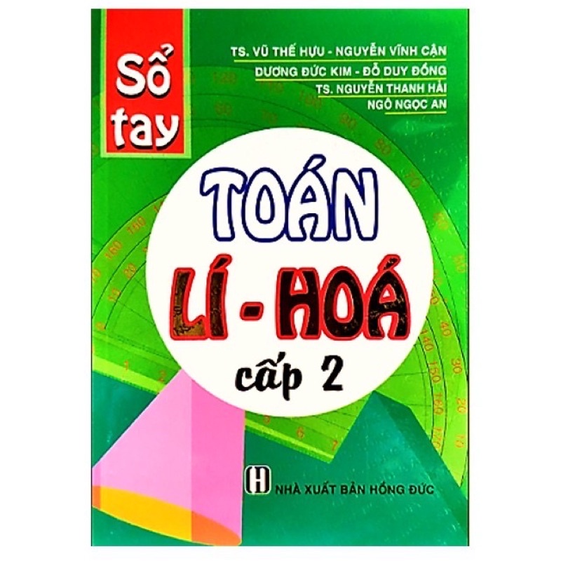 Sách - sổ tay toán lí hoá cấp 2