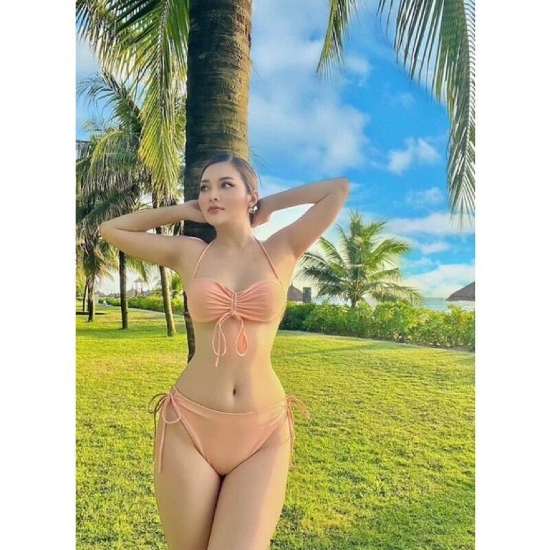 Set bikini NDLN rút ngực nhiều màu.