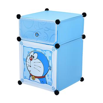 Tủ Nhựa Lắp Ghép Đầu Giường Đa Năng Thông Minh Nhiều Mẫu Mã (màu xanh)