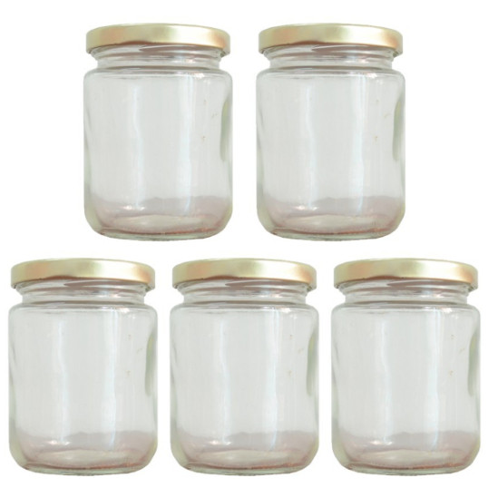 Bộ 6 hũ thủy tinh nắp thiết 220ml tiện dụng