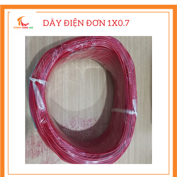 (10 mét ) DÂY ĐIỆN ĐƠN 1X0.7 , Loại 100M/ CUỘN
