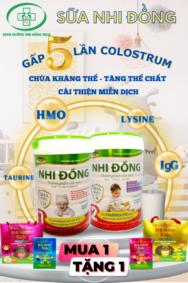 SỮA NHI ĐỒNG 2 CHO TRẺ TỪ 6 - 36 THÁNG TUỔI