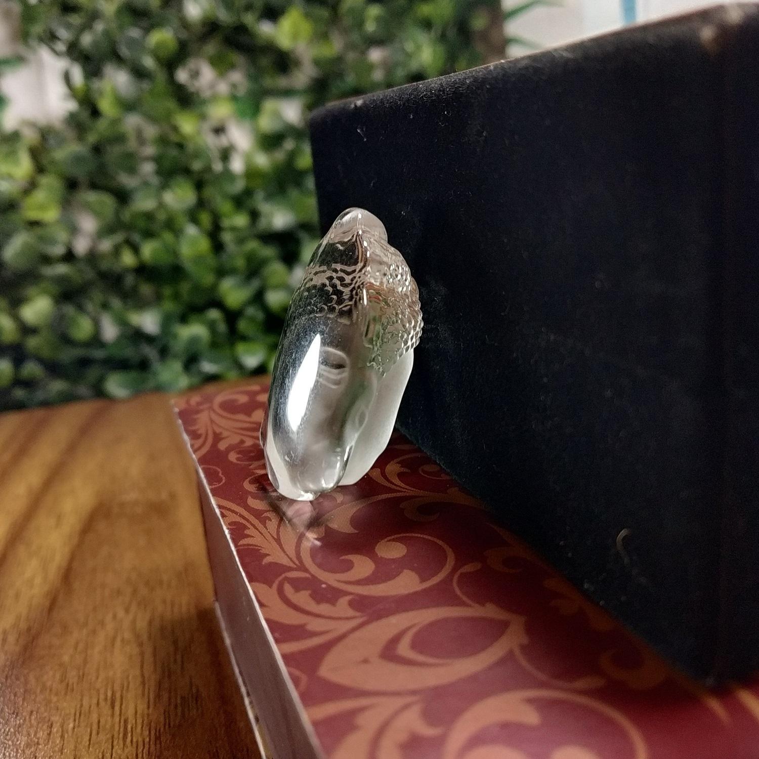 Mặt dây chuyền phật A DI Đà đá pha lê trắng