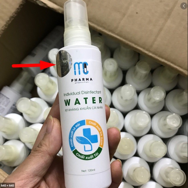 Xịt kháng khuẩn MC Pharma 120ml (Hàng công ty)