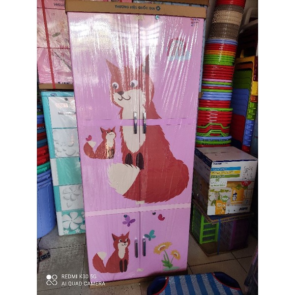 Tủ royal 2 tầng nhựa qui phúc