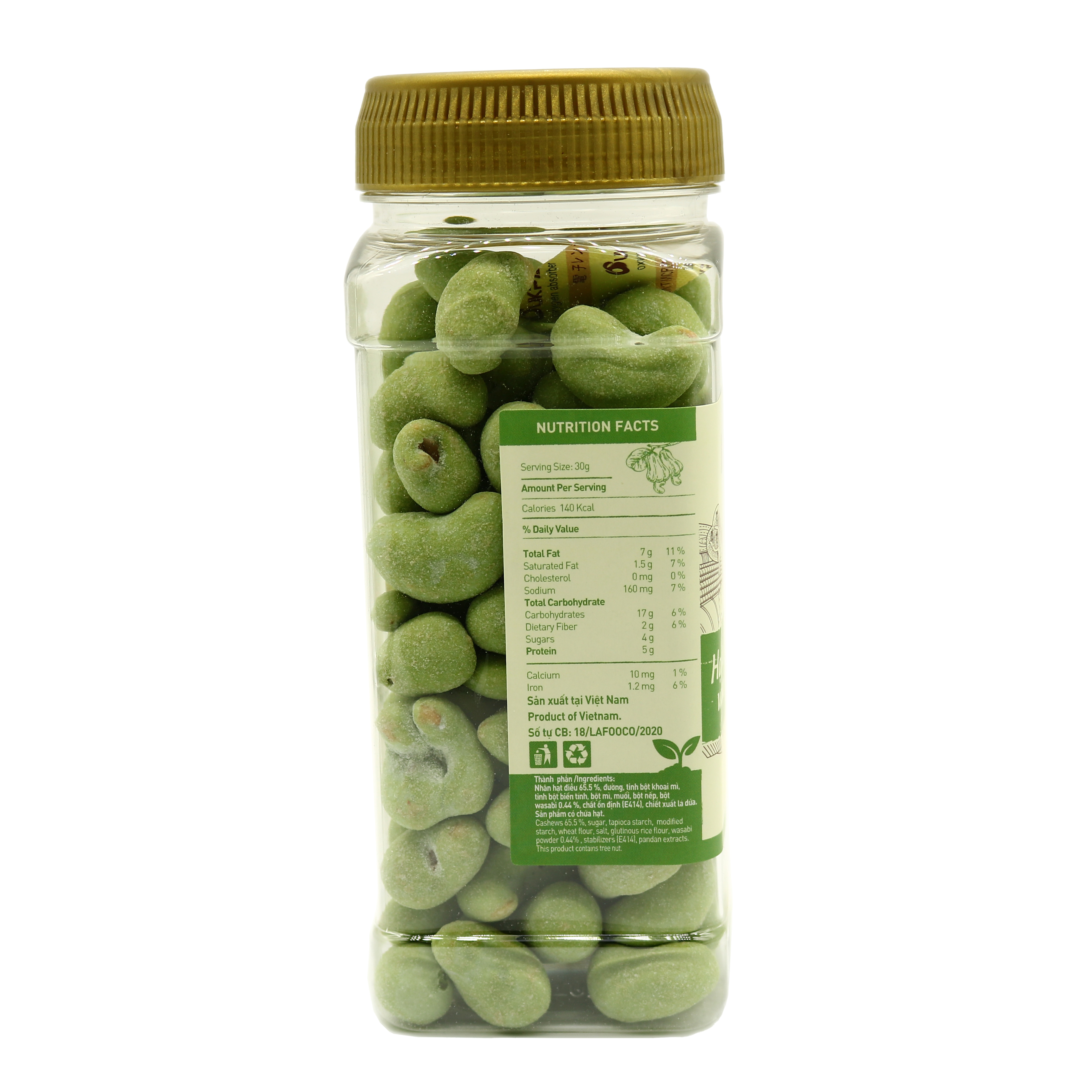 Hạt Điều Wasabi LAFOOCO 240g