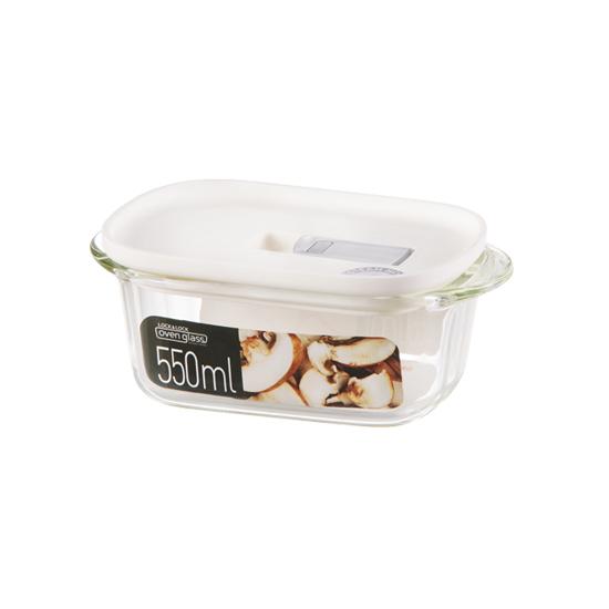 Combo 2 thố Lock and Lock 550ml thủy tinh hình chữ nhật.