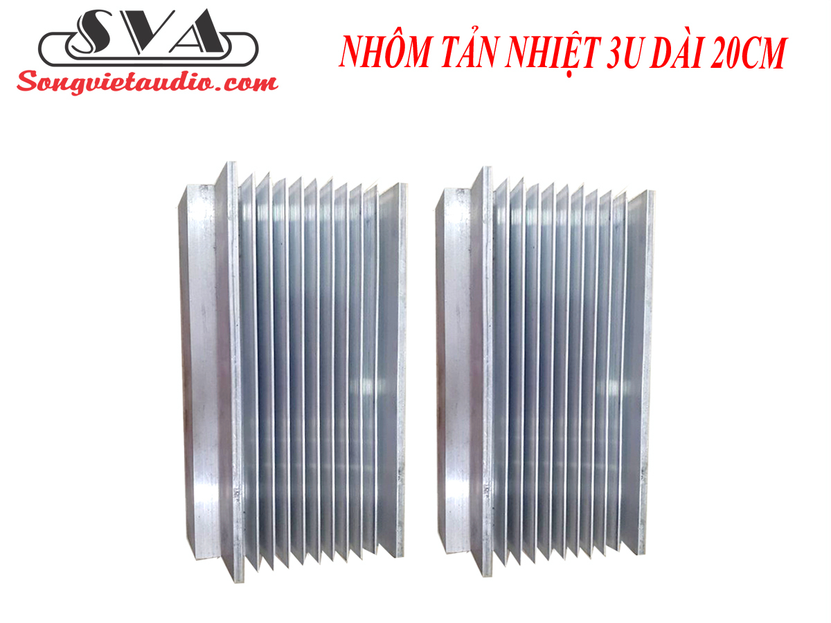 Nhôm tản nhiệt 3u 20 cm - 1 cặp