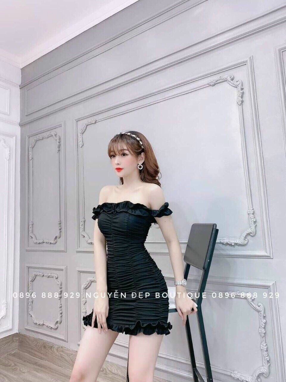Đầm Body Nhúng Dây Rút 2 Bên tt0920