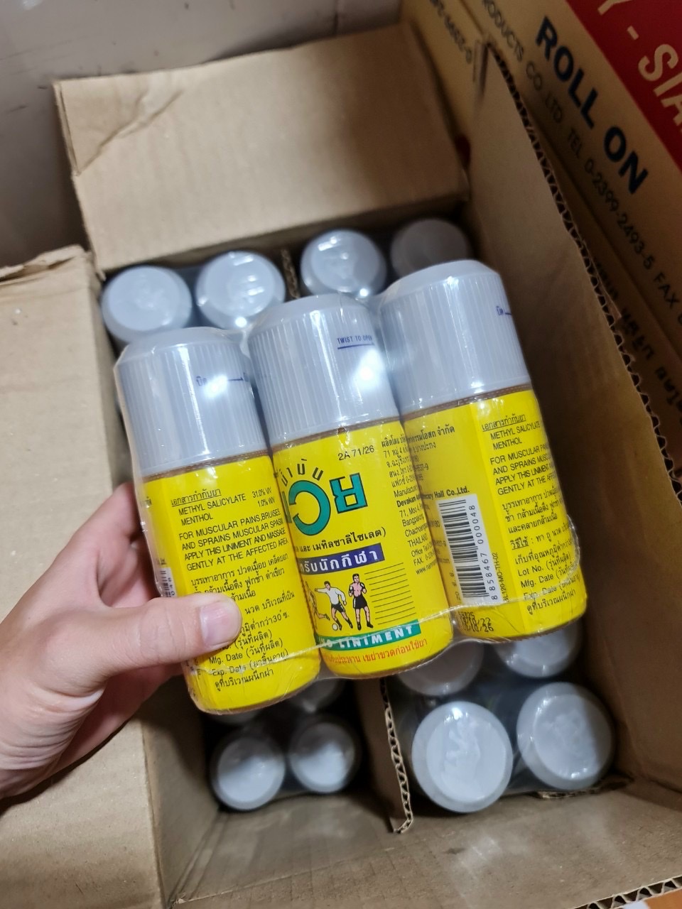 Dầu xoa bóp Namman Muay Boxing Liniment 60ml, 120ml Thái Lan