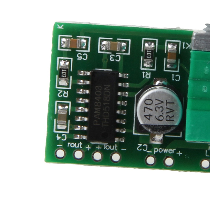 Module Khuếch Đại Âm Thanh VR8403 2X3W 5V Có Chiết Áp