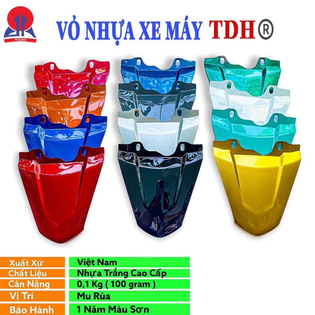 [Mã LIFE158199K giảm 20K đơn 199K] Mu rùa ốp đuôi Sirius 50/110 thương hiệu TDH
