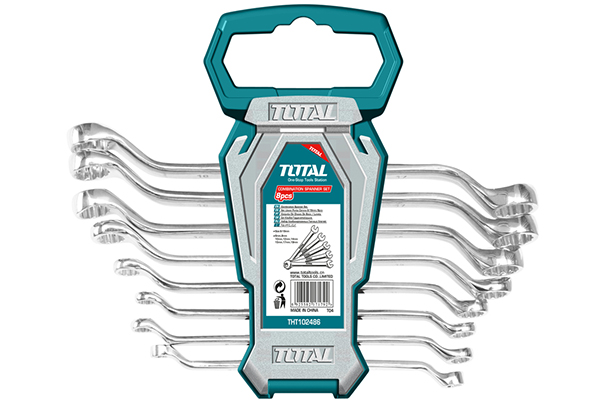 Bộ cờ lê hai vòng 8 chi tiết 6-22mm total tht102486