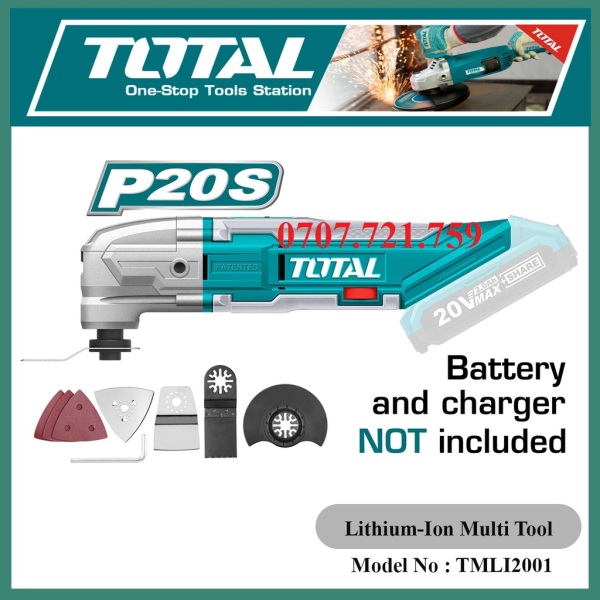 Máy cắt công cụ đa năng dùng pin Lithium 20V TMLI2001 Kèm theo 1 pin 2AH và sạc