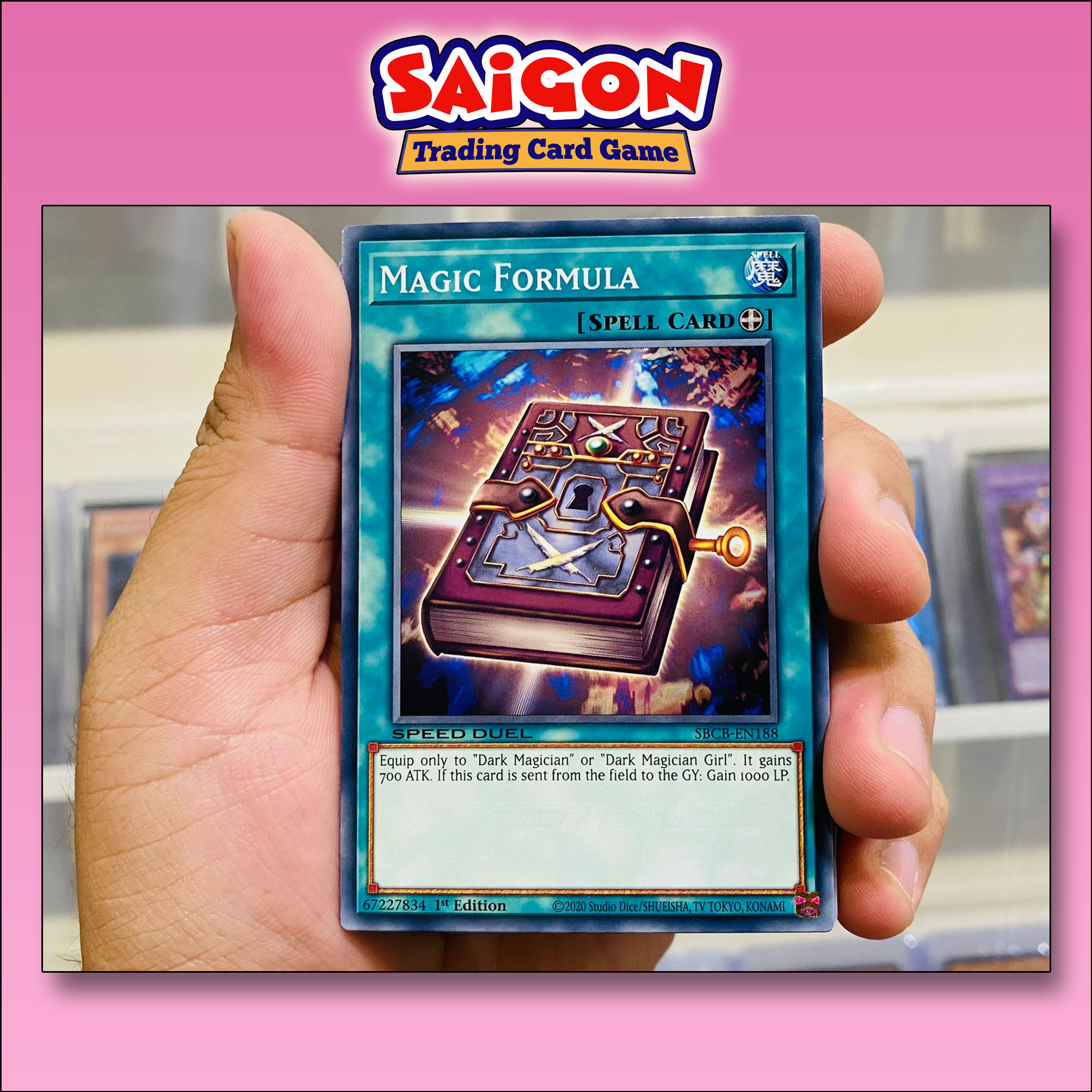 Thẻ bài yugioh mã sbcb-en188 - magic formula - common - 1st edition