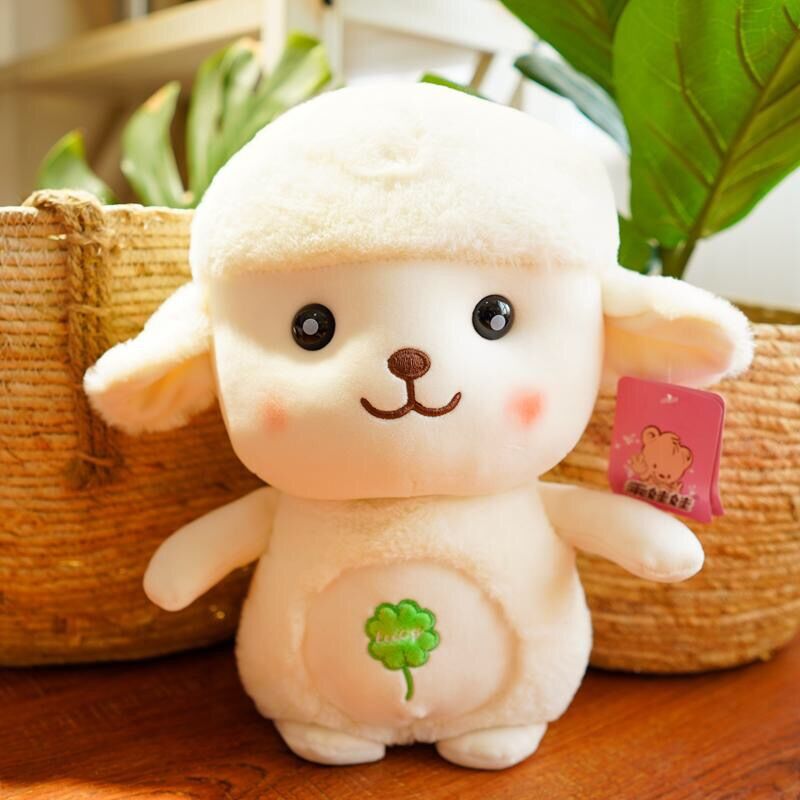 Gấu bông - thú cừu nhồi bông đeo túi cao cấp - gấu bông cừu lông xù giá rẻ