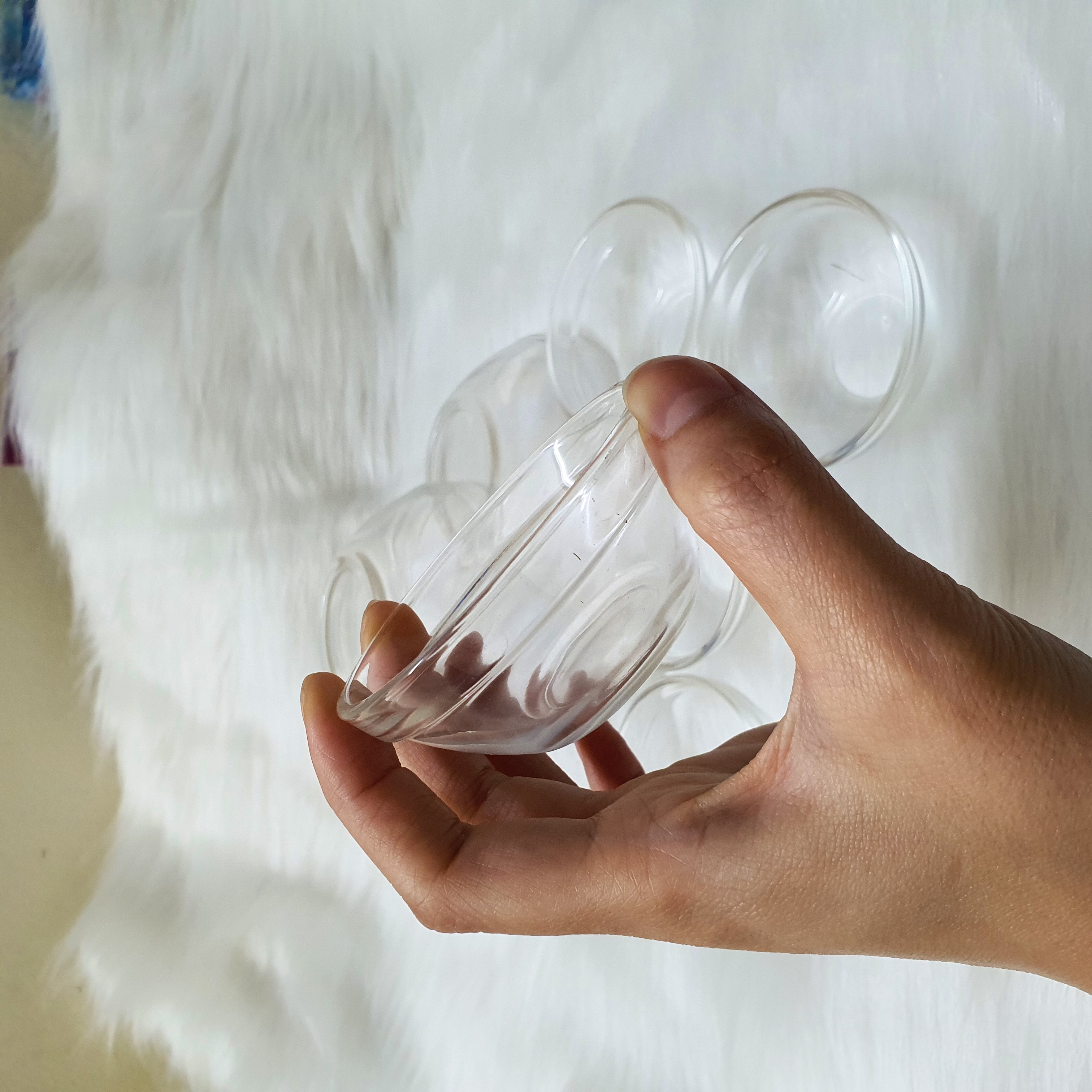 Bát thủy tinh trộn mặt nạ, bát peel, chổi peel