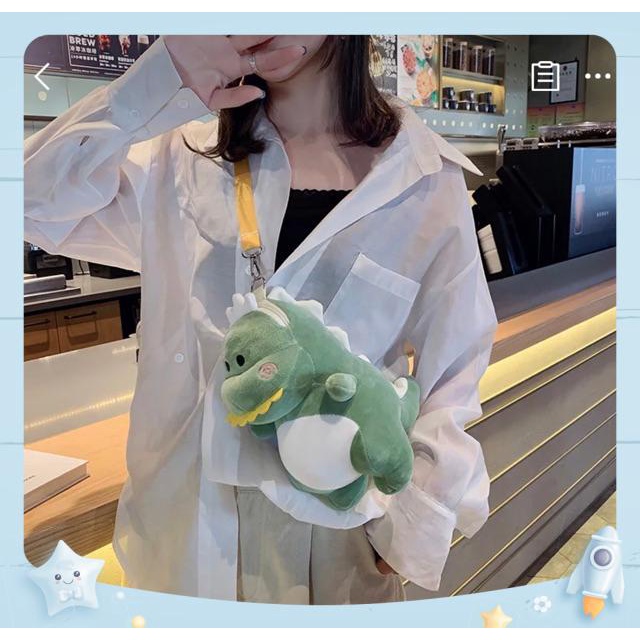 Túi Đeo Chéo Hình Khủng Long Dễ Thương