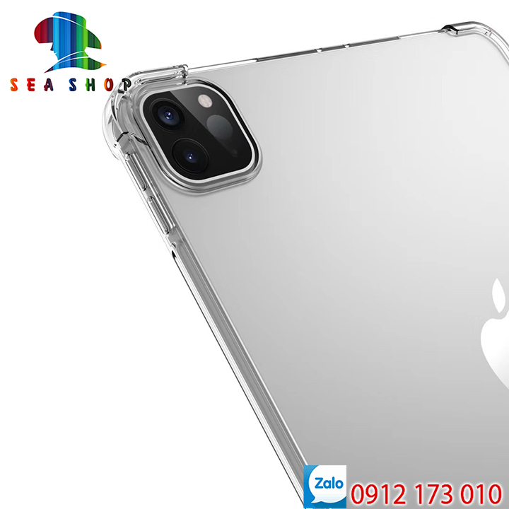 Ốp lưng iPad 2, iPad 3, iPad 4, iPad air, iPad Pro, iPad Mini 1, 2, 3, iPad Pro 10.2, 10.5 inch, M1, M2, Air5 nhựa dẻo - Chống sốc - 4 góc thiết kế dày hơn để chống sốc cho iPad