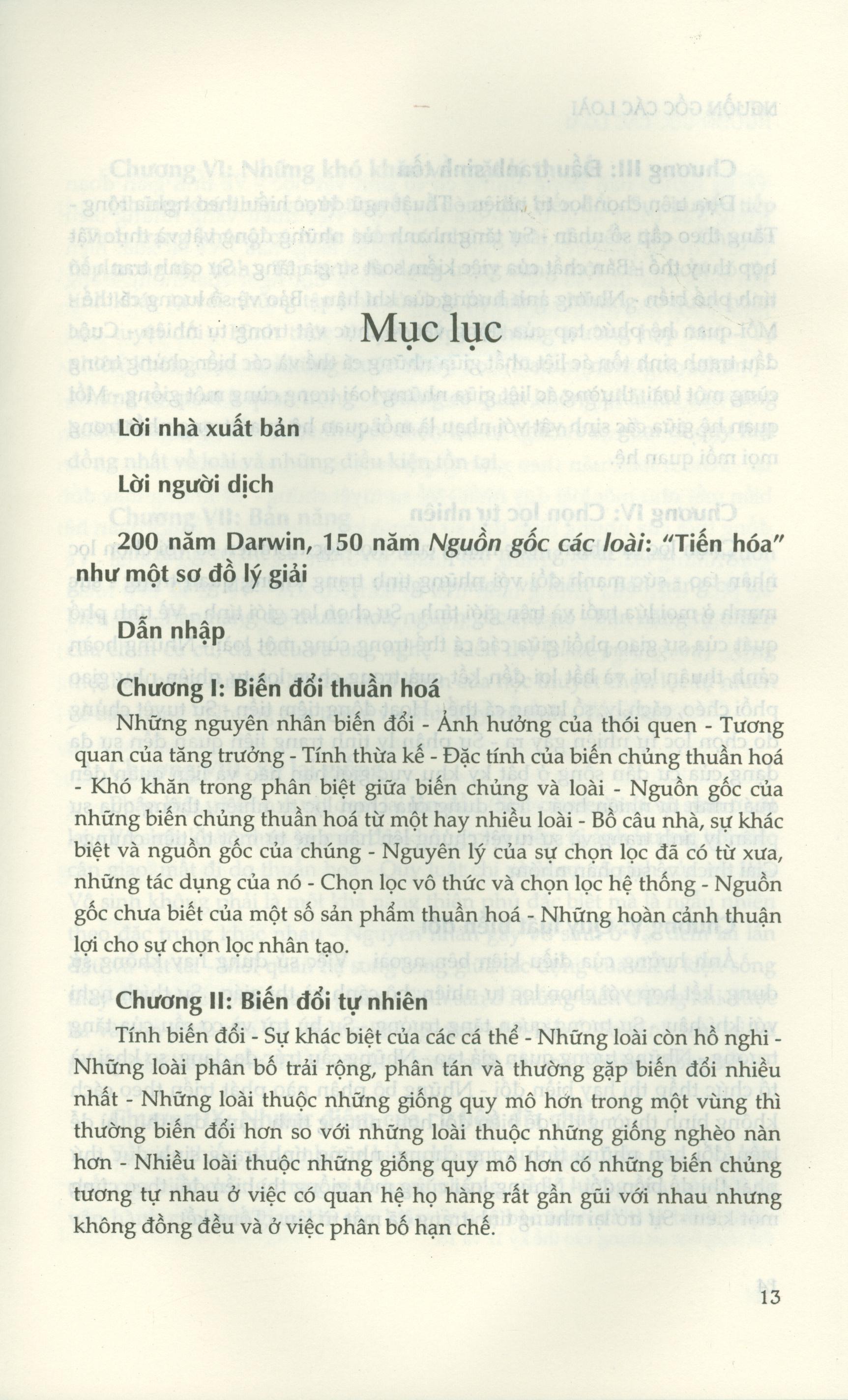Nguồn Gốc Các Loài