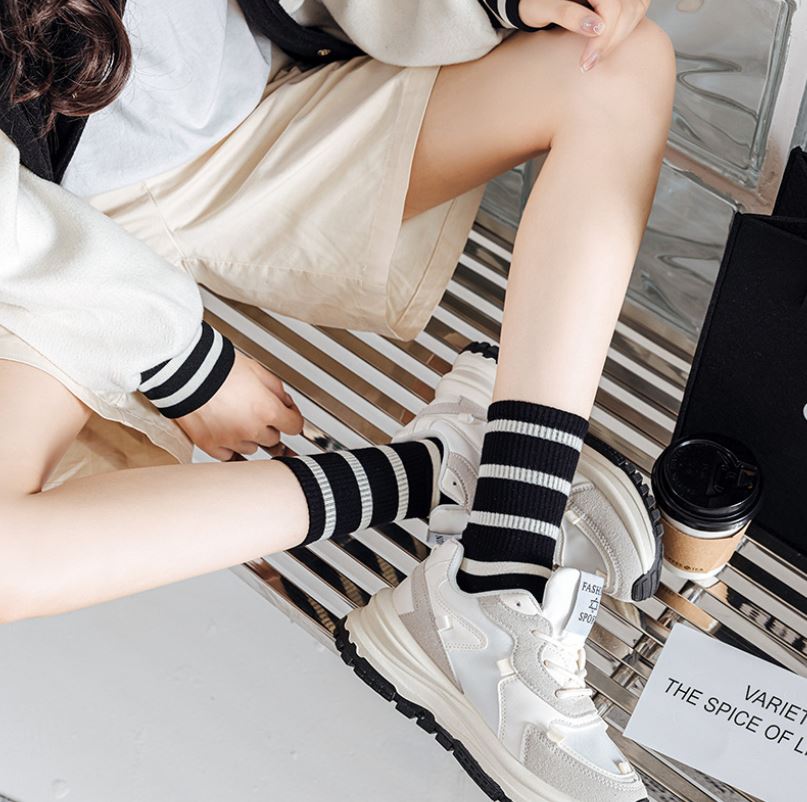 Set 5 Đôi Tất Vớ Nữ Cao Cổ Mekky Siêu HOT
