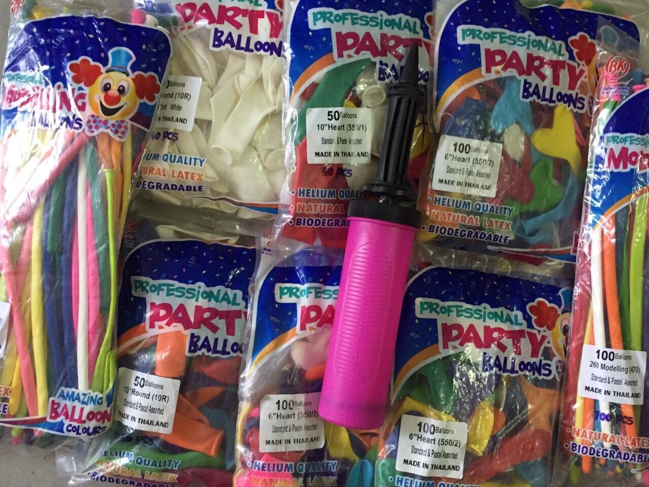 Bong bóng thái tim nhỏ - 100 cái