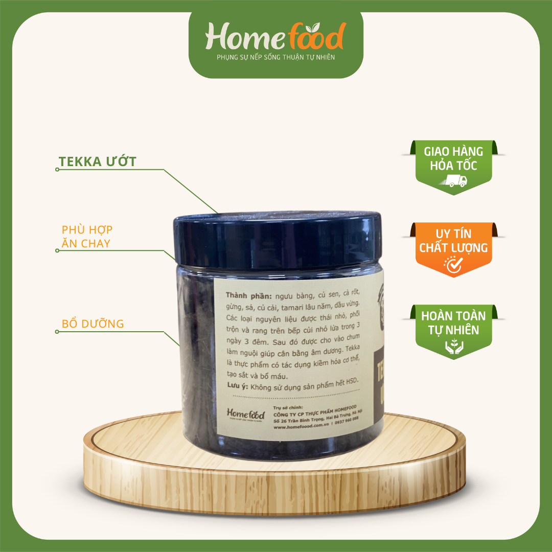 Tekka ướt HOMEFOOD 100g/Ruốc chay