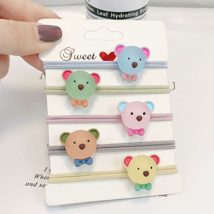 [Set 5] Dây cột tóc gấu cute CT34