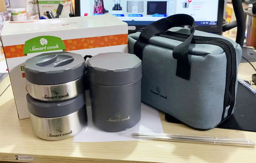 Bộ 3 Hộp Đựng Cơm Lunch Box Elmich Smartcook SM-3956