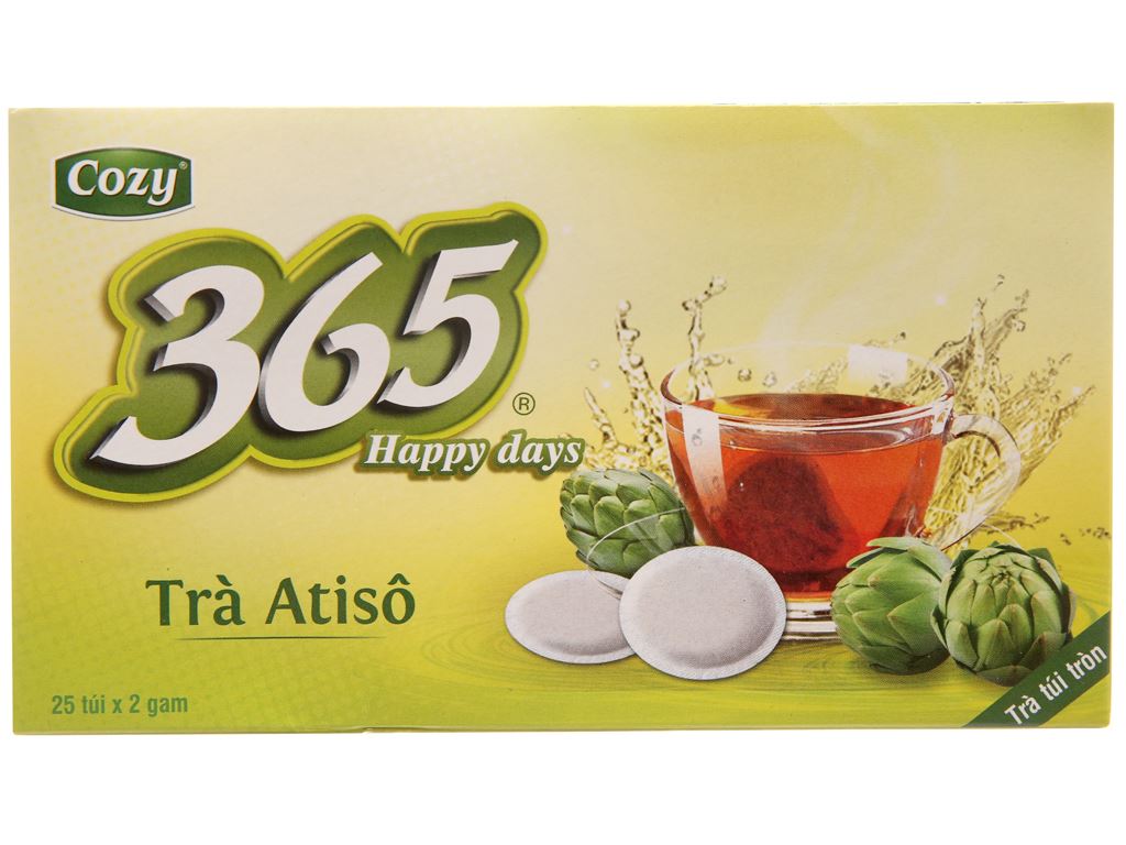 Tea atiso cozy 365 happy days 50g ( 25 bag x 2G)