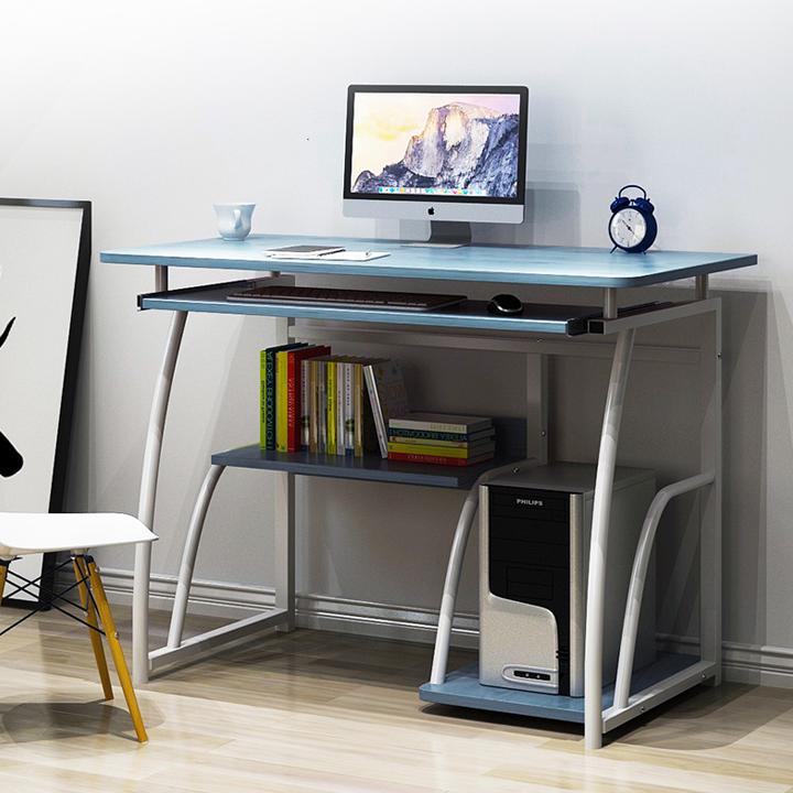 Bàn để máy tính bằng gỗ chân sắt(KT 70*40*71cm)