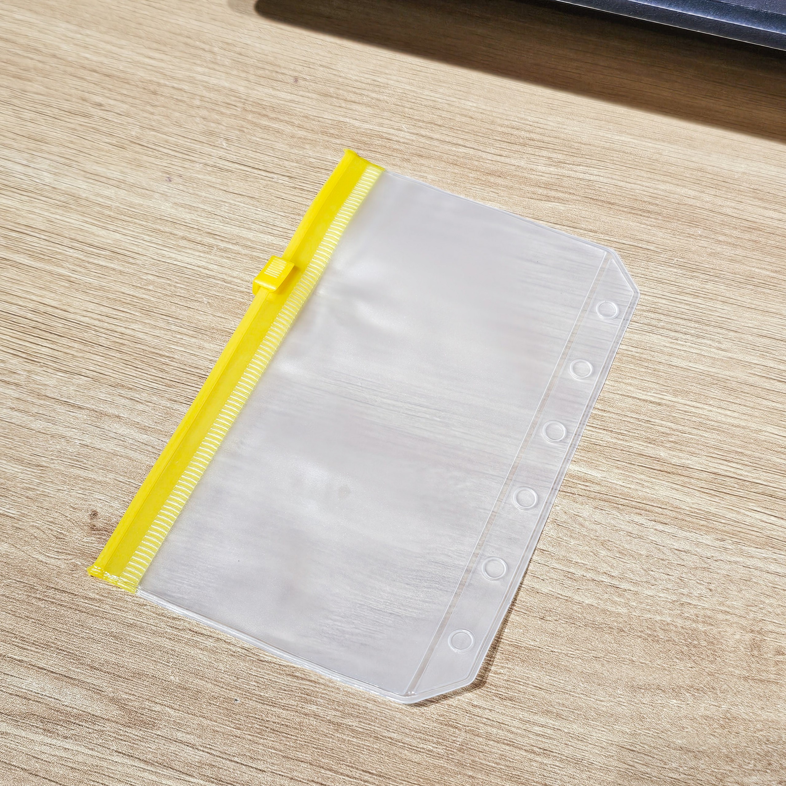 Túi zip dây kéo màu cho planner