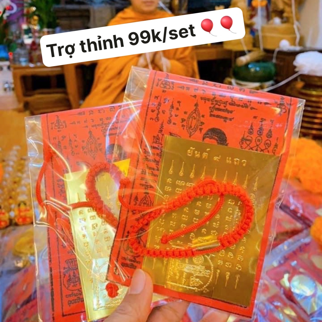 [HCM] TRỢ TH.ỈNH SET 4 MÓN TR.Ợ GIÚP T.ÀI L.ỘC MAY MẮN THÁI LAN