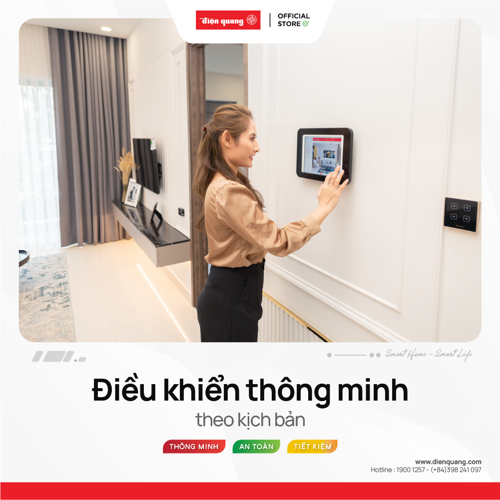 Nhà thông minh Điện Quang Smart Home Điện Quang - Bảo mật 2 lớp an toàn