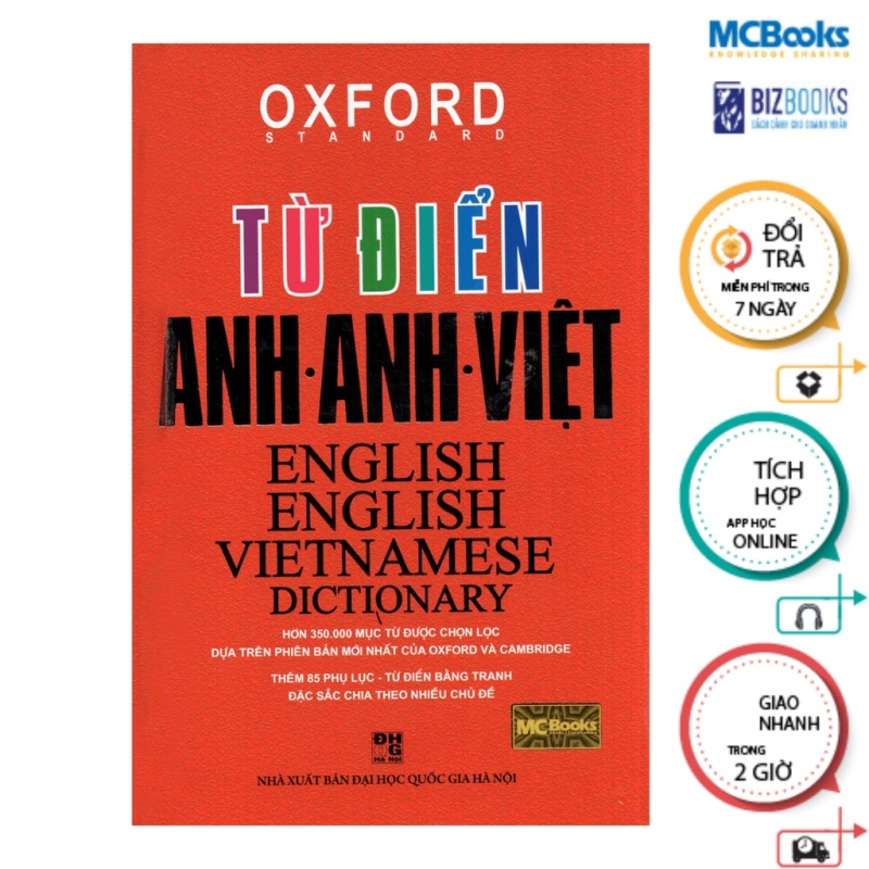 Từ điển Anh - Anh - Việt ( Bìa Đỏ )