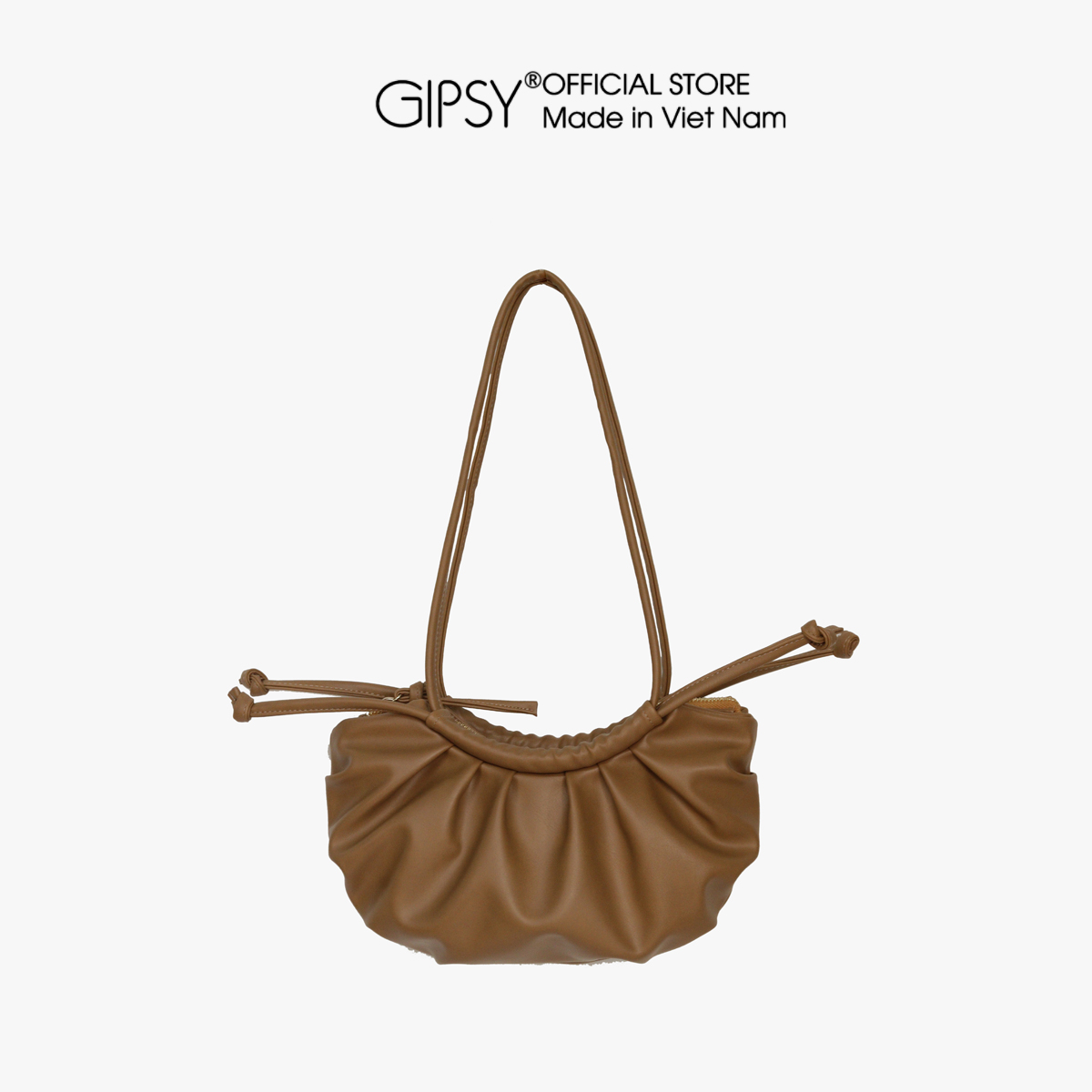 Túi Xách Nữ Hình Vỏ Sò Shell Bag GIPSY (Màu Nâu Tây)