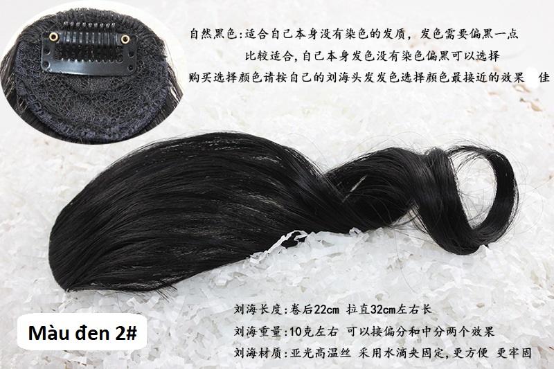 Tóc mái xoăn dài 2 bên M13, tóc giả nữ Sỉ 30k/1 cặp