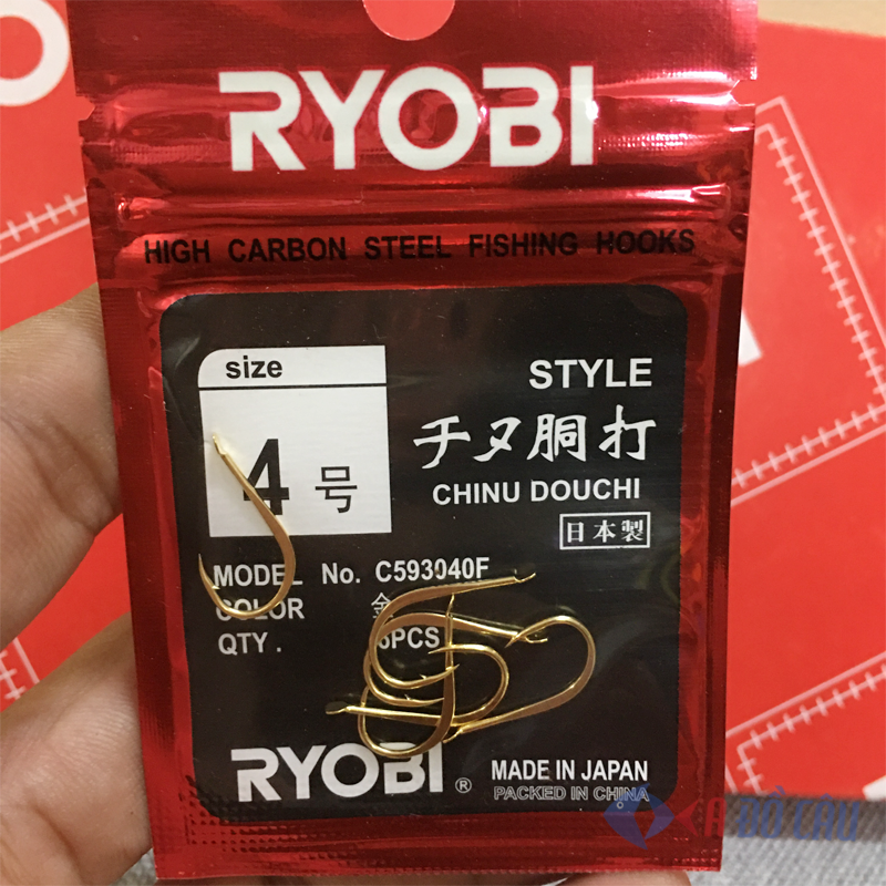 Lưỡi câu cá Ryobi Chinu Douchi Nhật