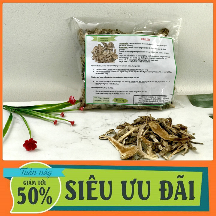 Tiền hồ khô 100g - hàng công ty loại