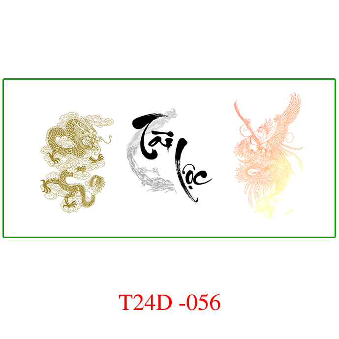Tranh 3D bể Cá T24D 056 Fuil Kích Thước