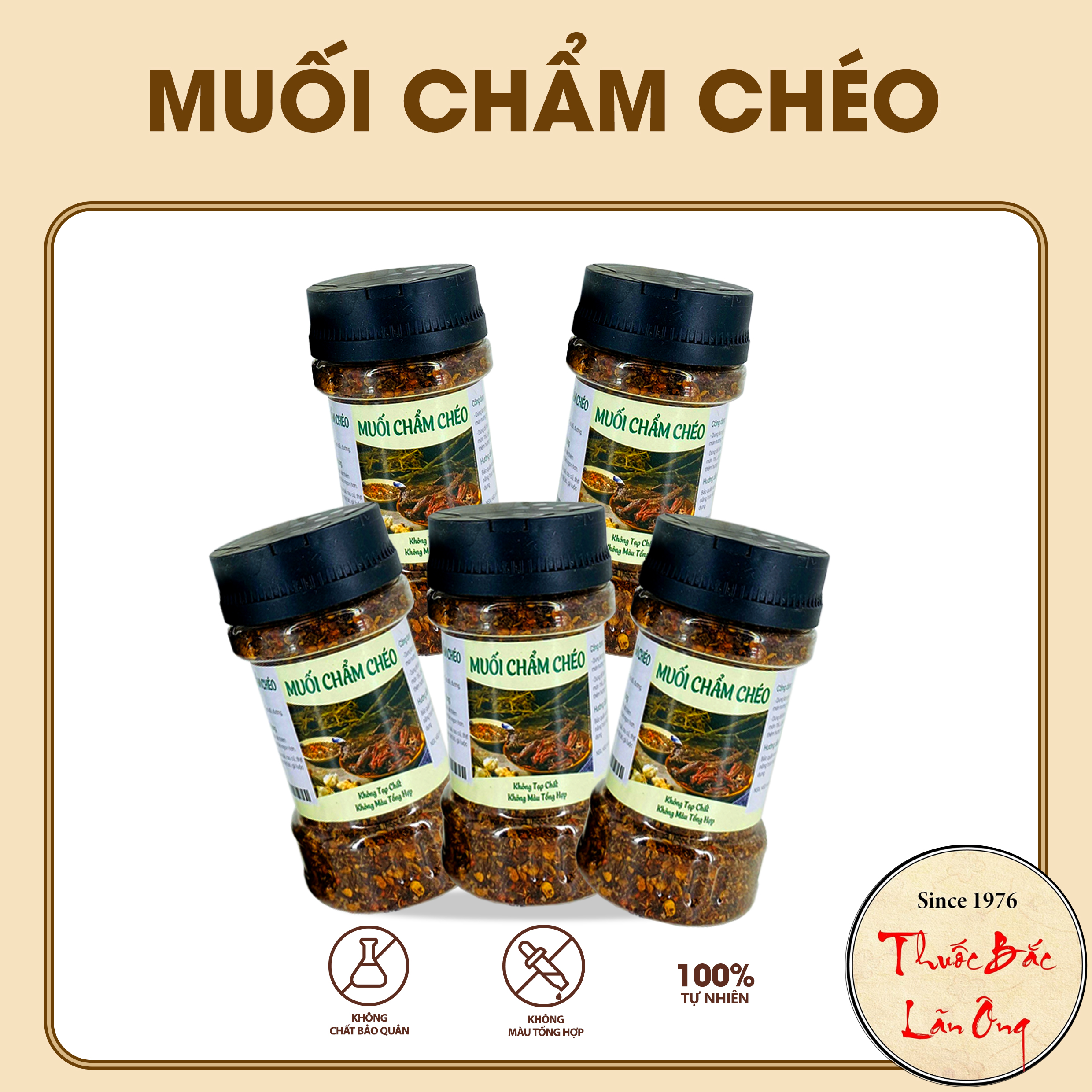 Muối chẩm chéo Tây Bắc (Muối chấm thịt,hoa quả)