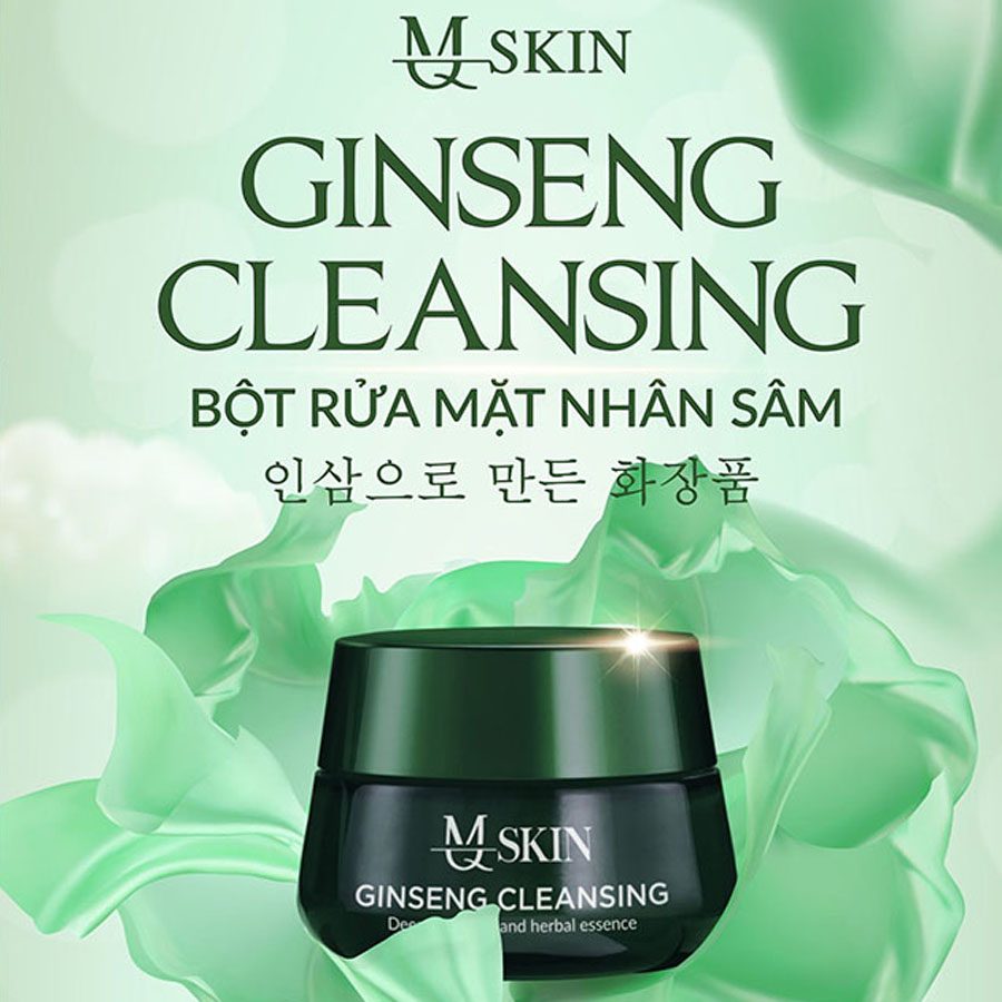 [MQSKIN]BỘT RỬA MẶT NHÂN SÂM MQ SKIN - MỸ PHẨM MQSKIN