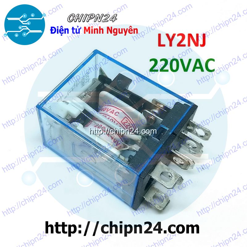 Relay kiếng ly2nj 8 chân 10a ) -