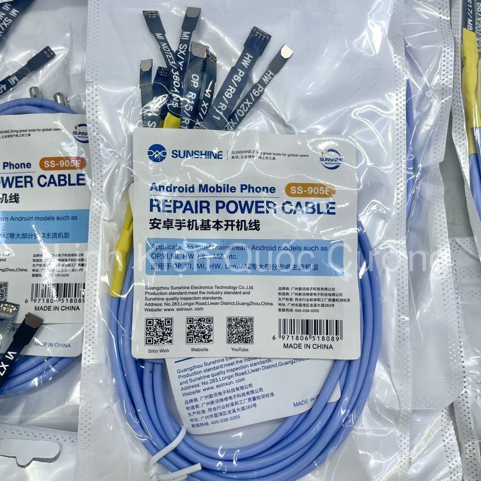 Dây cấp nguồn Androi Sunshine SS-905F mẫu mới nhất