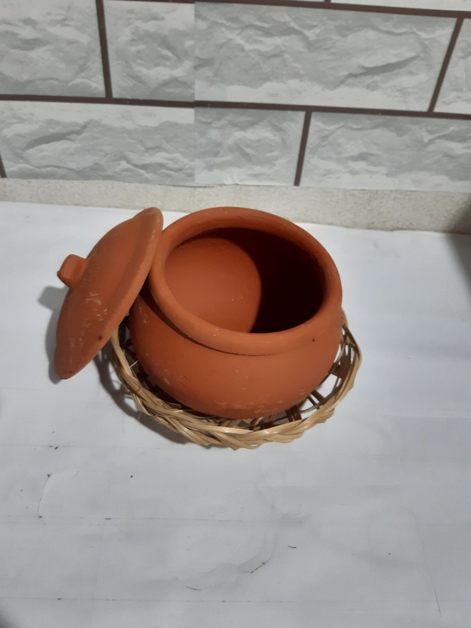 [HCM]Bộ niêu đất và rế 7*12 cm ( loại trung)