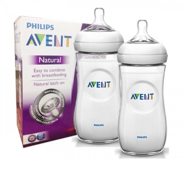 Bình sữa Philips AVENT Natural 125ml - 260ml - 330ml -  Núm số 1 - 2 - 4