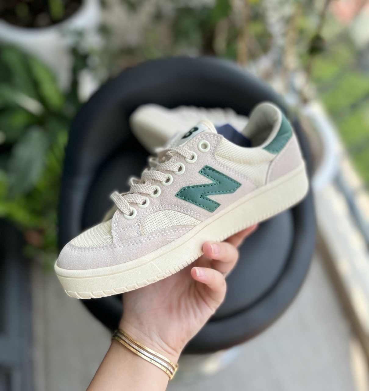 Giày New Balance 300 Green ( Giày NB chữ xanh lá )